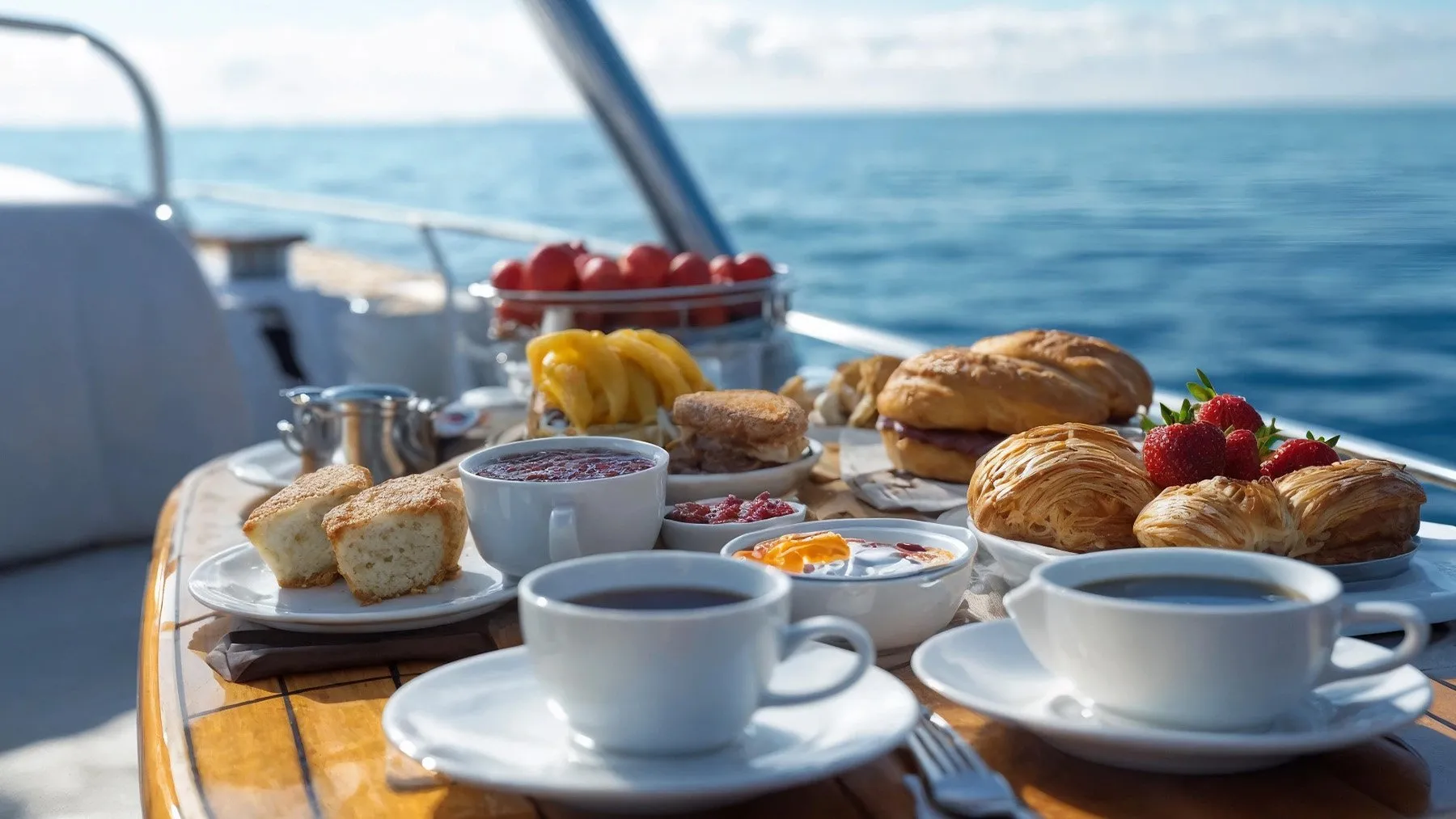 Dubai Breakfast Luxury Yacht Cruise to Burj Al Arab