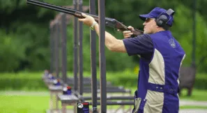Shotgun shooting outdoors